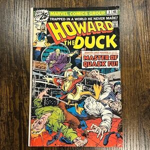 Marvel comic book number 3 Howard the Duck from May 1976 "Master of Quack Fu!"